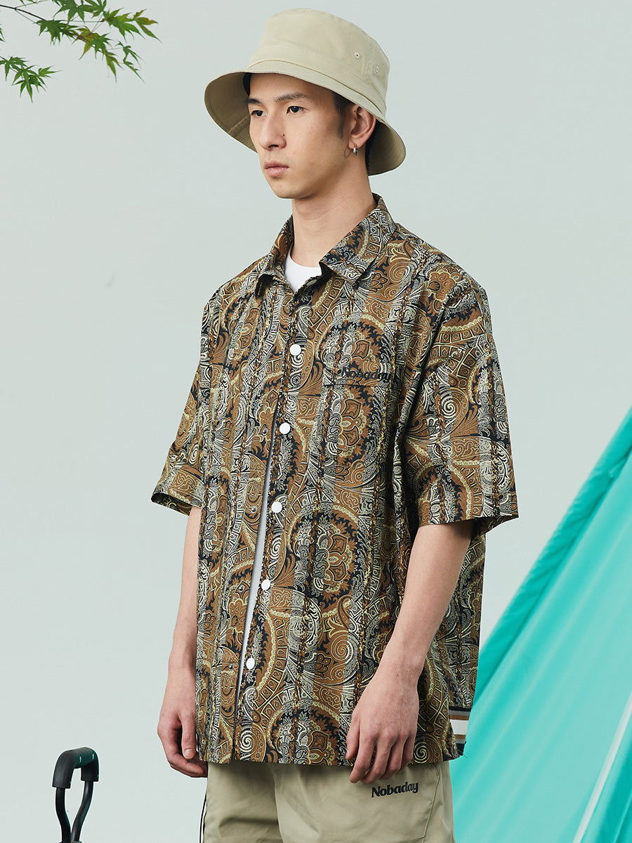 Cuba Painting Heavyweight Cotton Shirt
