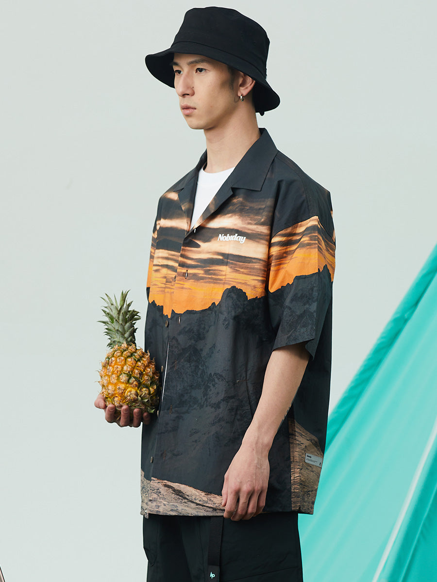 Sunrise Printed Short Sleeve Shirt