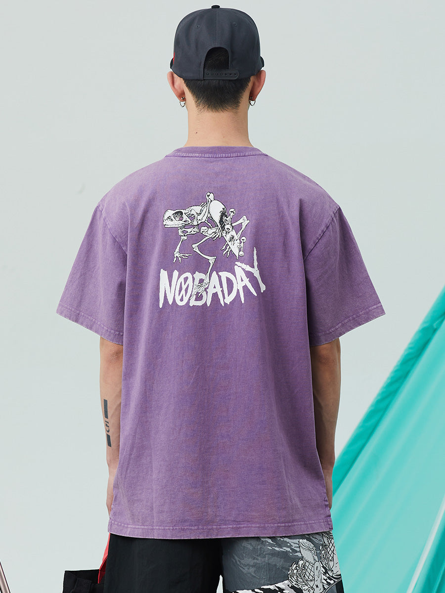 Skeleton Graphic Short Sleeve T-Shirt