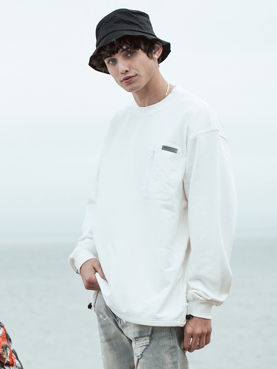 Never Been Down Patchwork Sweatshirt