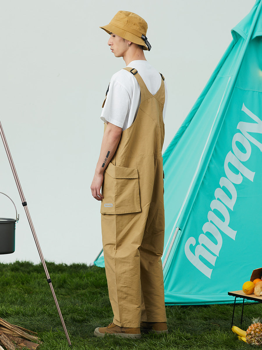 Unisex Cargo Bib Overall Pants