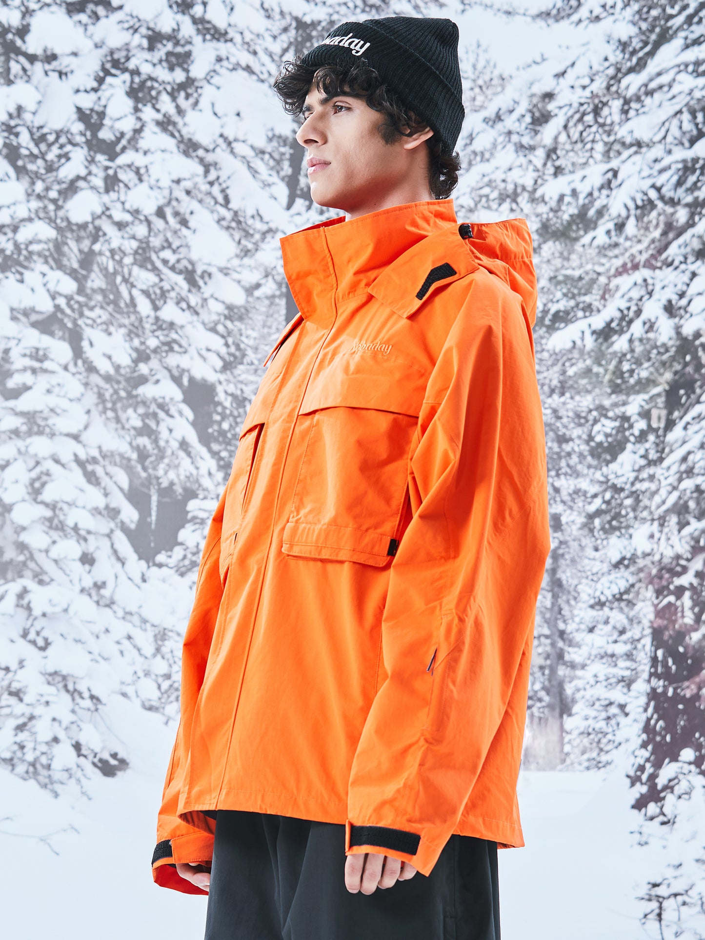 Men’s Pure Free Freestyle Snow Jacket Orange