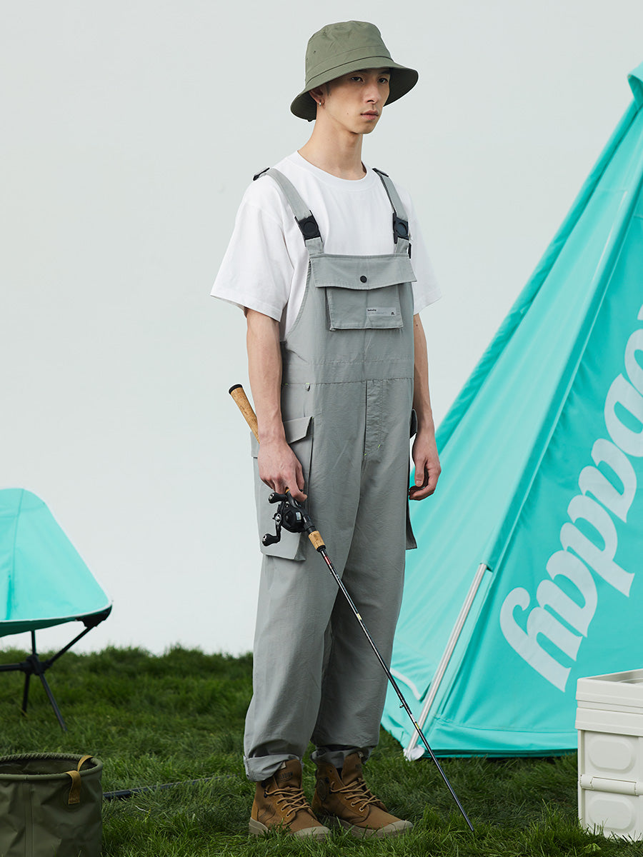 Unisex Cargo Bib Overall Pants