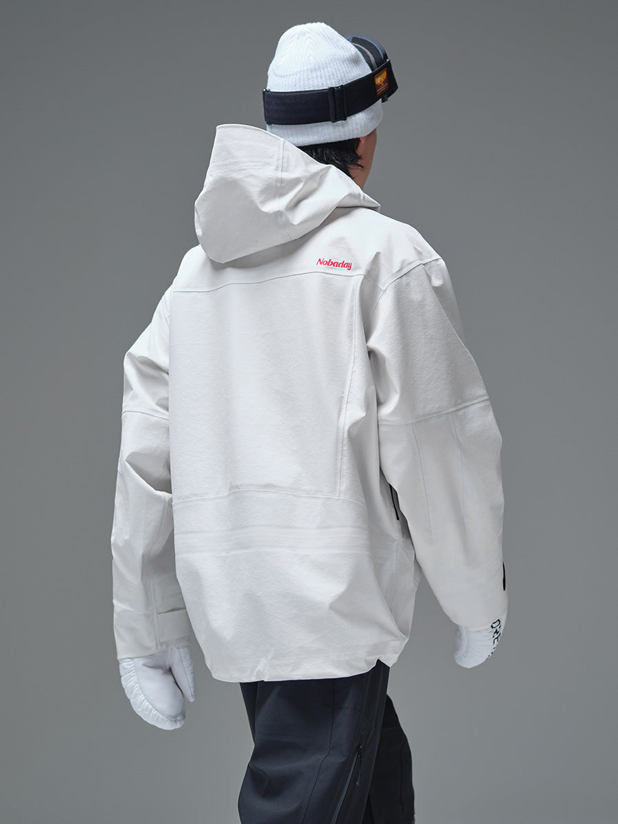Men’s Pure Free Apex 3L Snow Jacket White