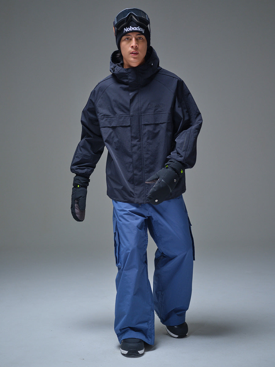 Nobaday Men's Waterproof Snow Jacket