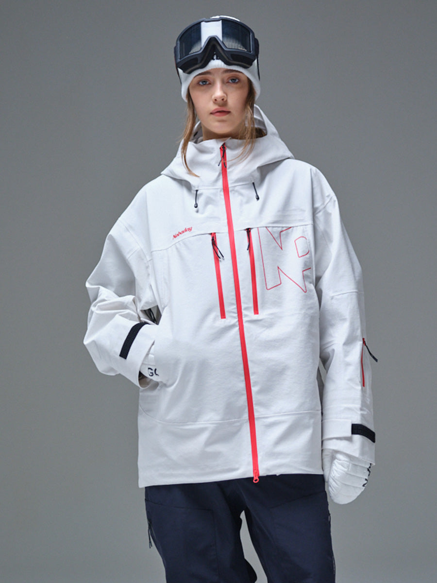 Women's Pure Free Apex 3L Snow Jacket White