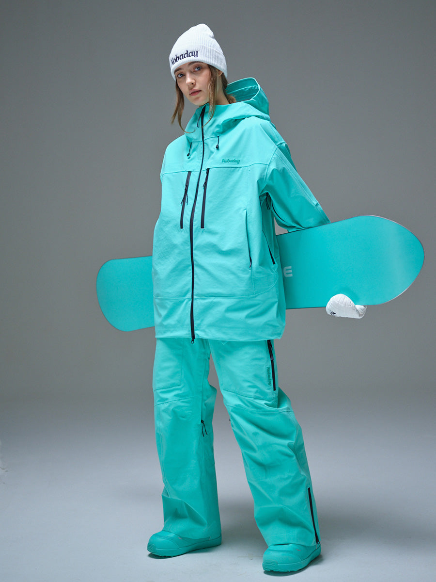 Women's Pure Free Apex 3L Snow Jacket White