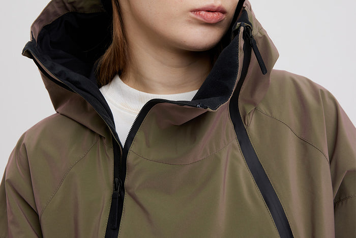 Double Waterproof Front Zippers