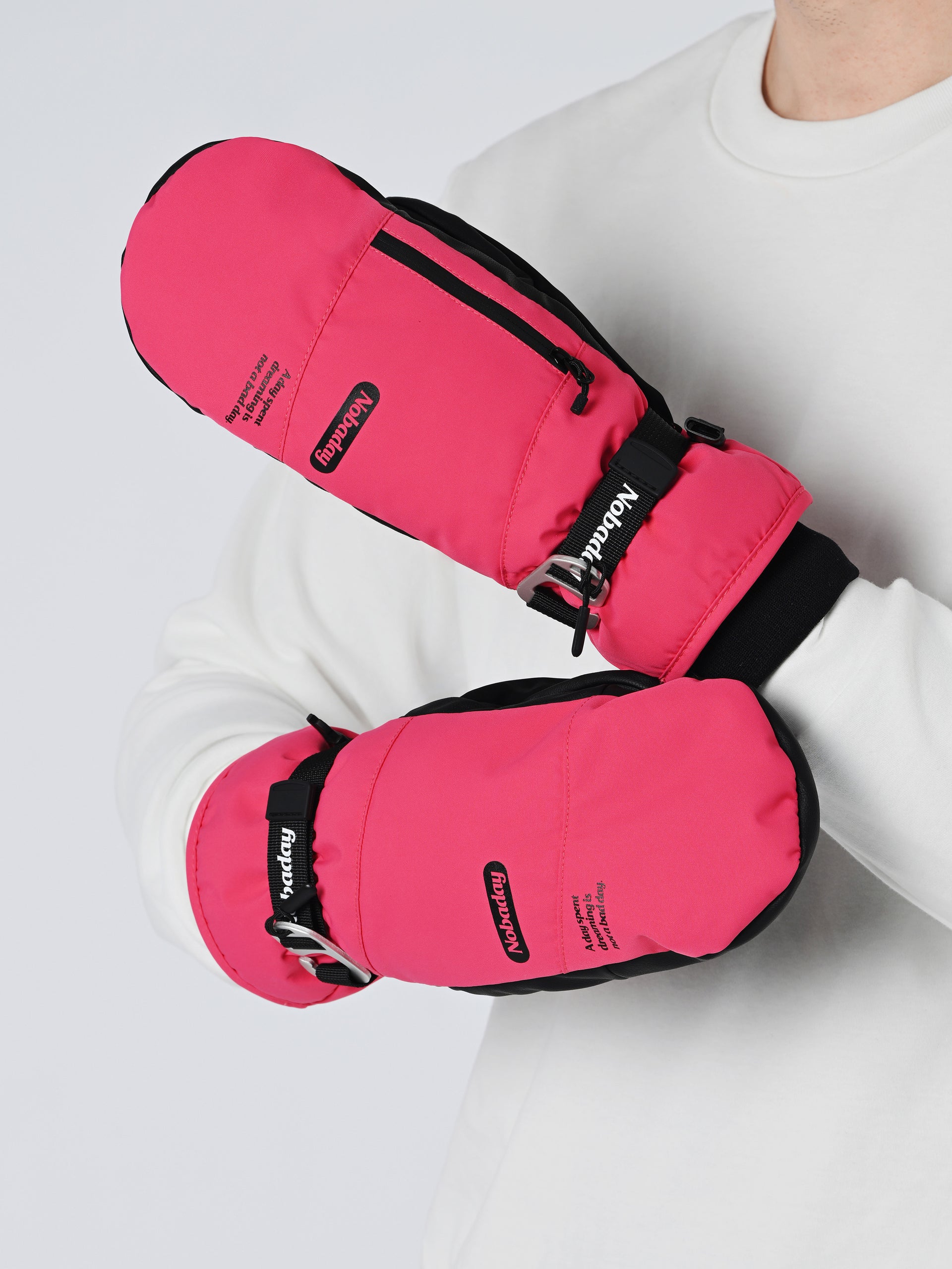 Nobaday COR Insulated Ski & Snowboard Mittens Pink