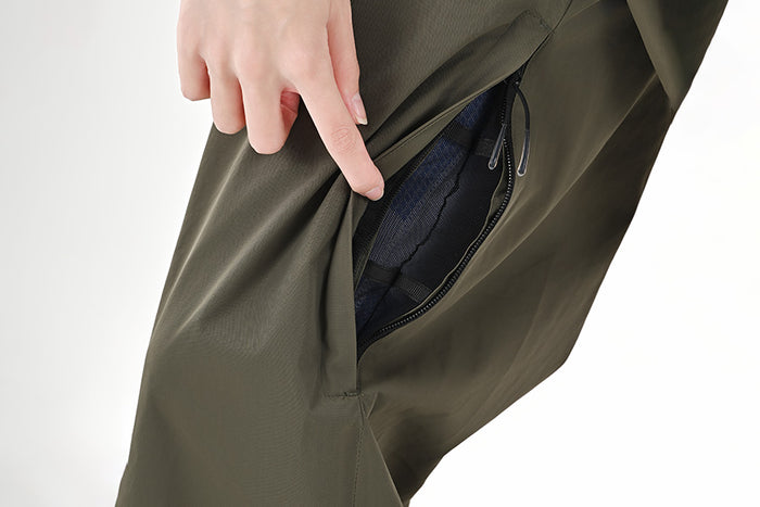 Dual Thigh Ventilation Zippers