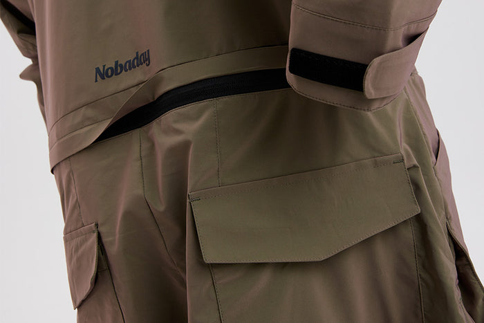 Rear Invisible Entry Zipper