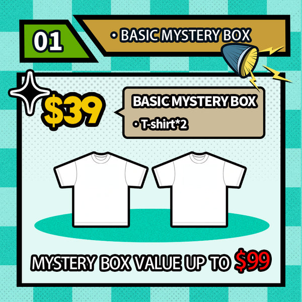 BASIC MYSTERY BOX T-shirt*2
