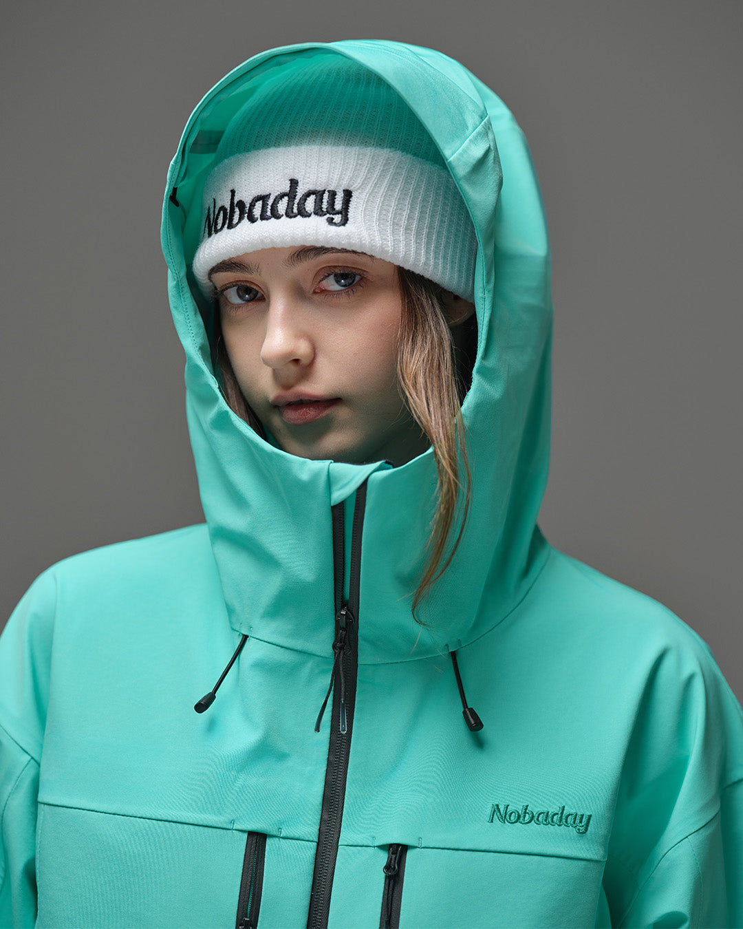Nobaday スノーボードウェア アノラックジャケット M ブルー 男女兼用 Nobaday Men's 3L Waterproof Anorak Snow Jacket – NOBADAY