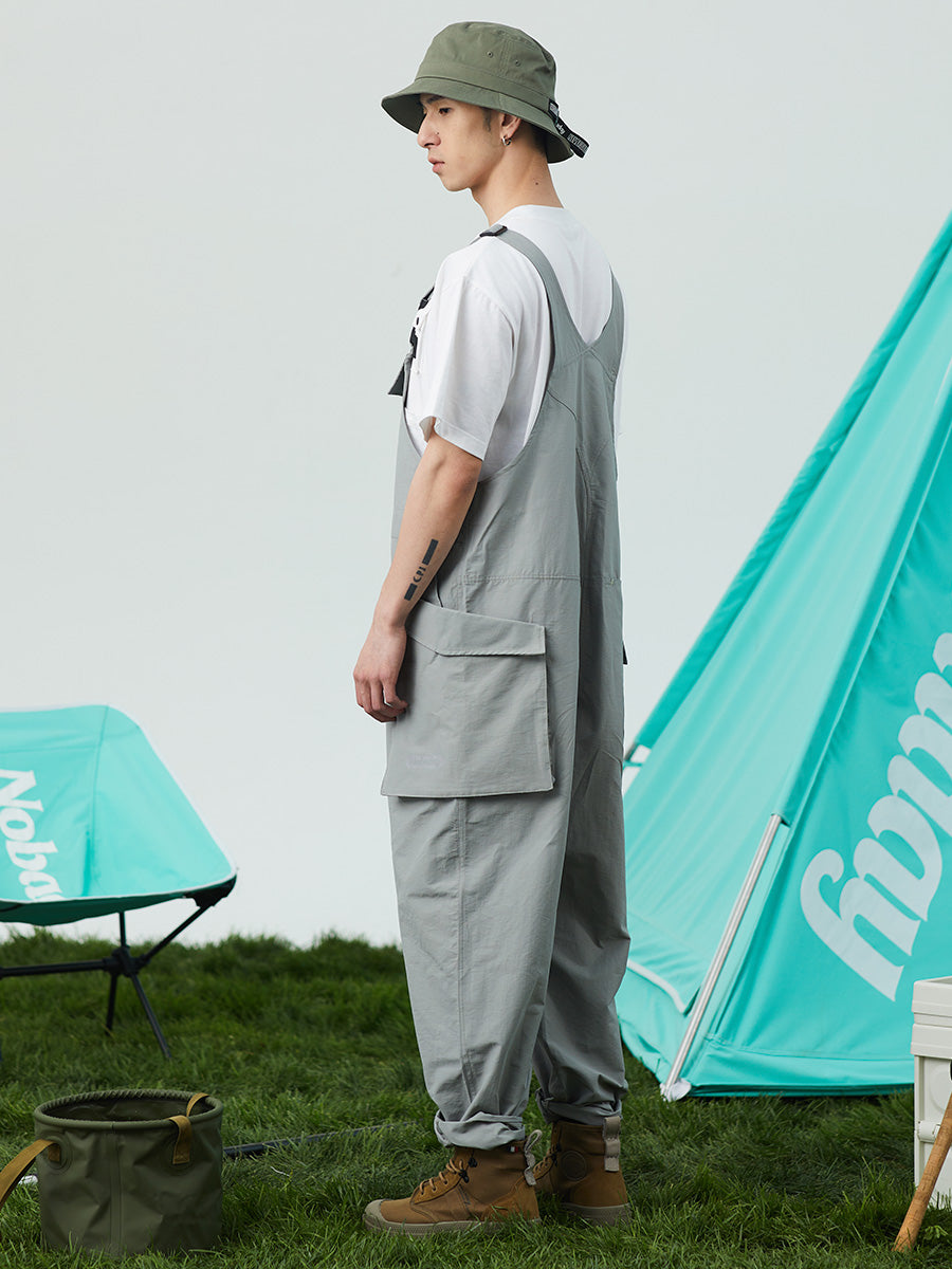 Unisex Cargo Bib Overall Pants