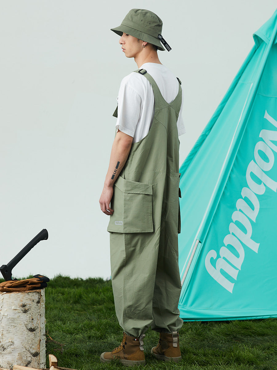 Unisex Cargo Bib Overall Pants