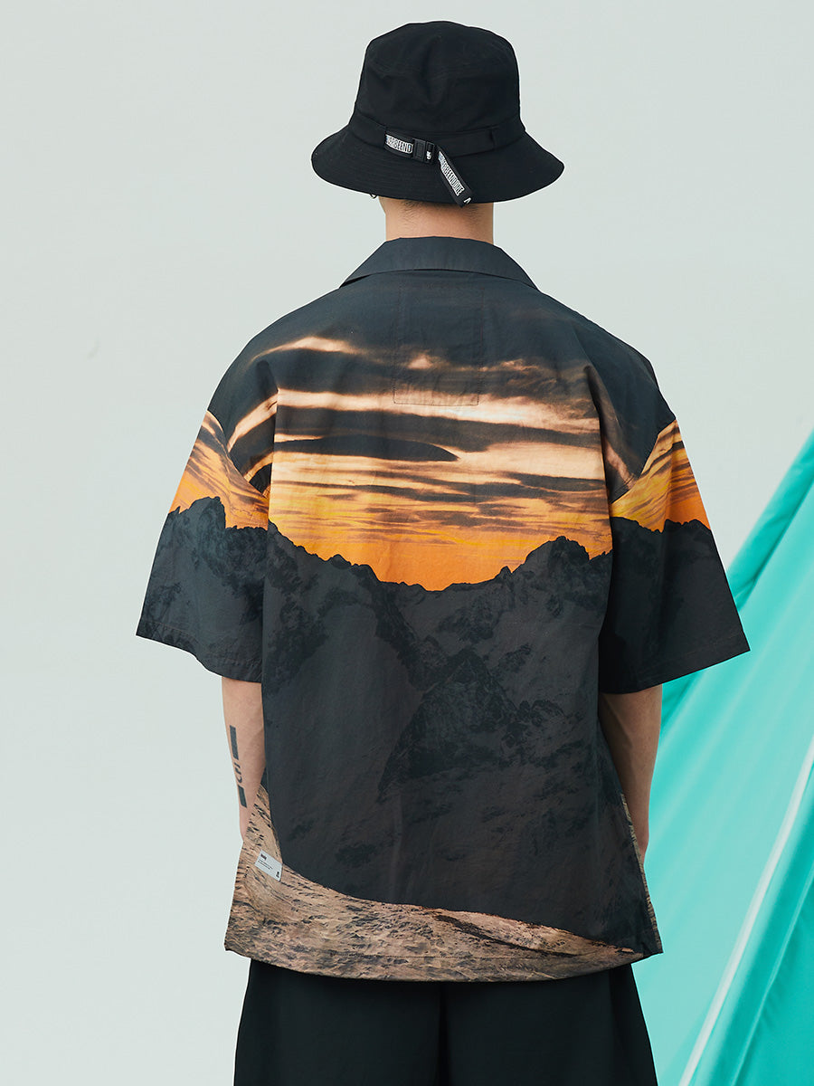 Sunrise Printed Short Sleeve Shirt