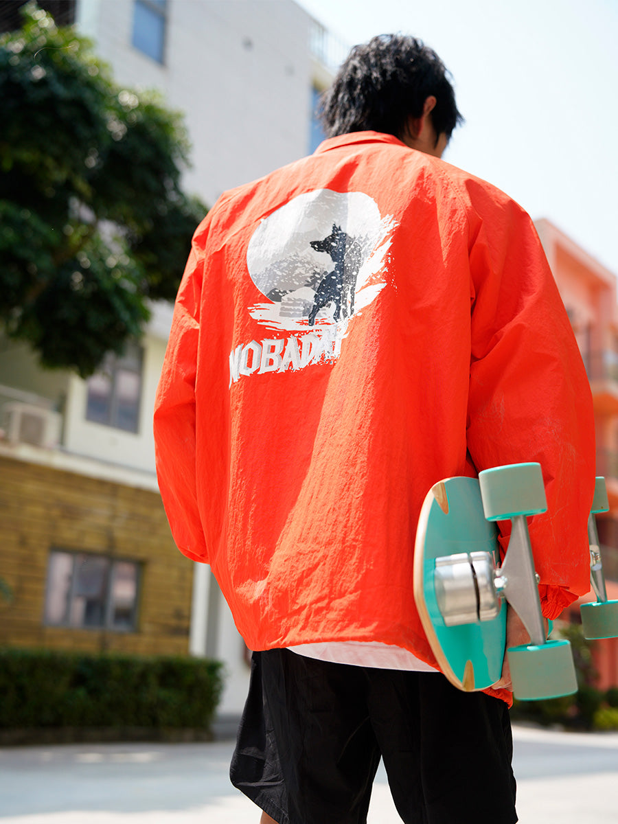Fast and Free Nylon Coach Jacket