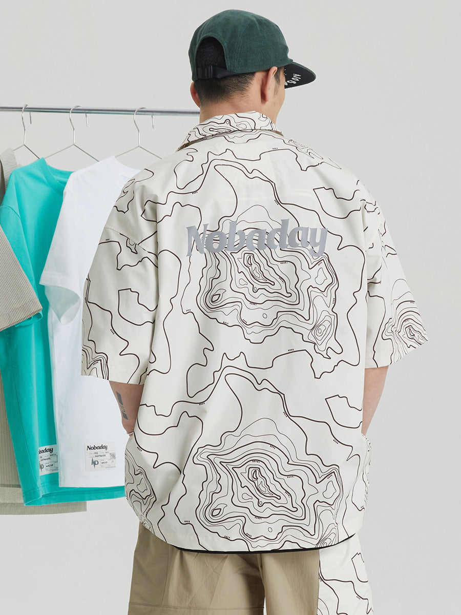 Nobaday Mountain Contour Line Shirt