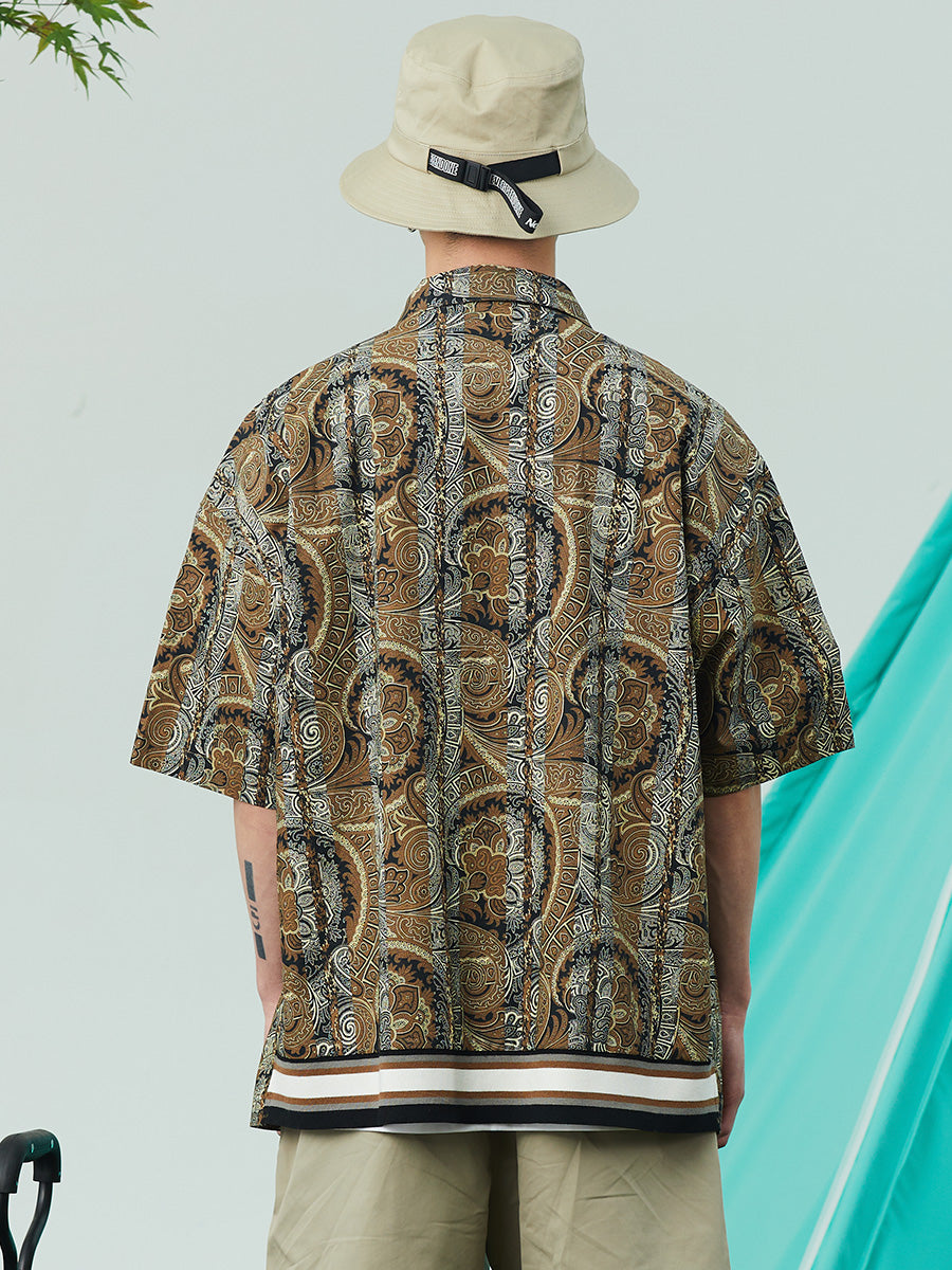 Cuba Painting Heavyweight Cotton Shirt
