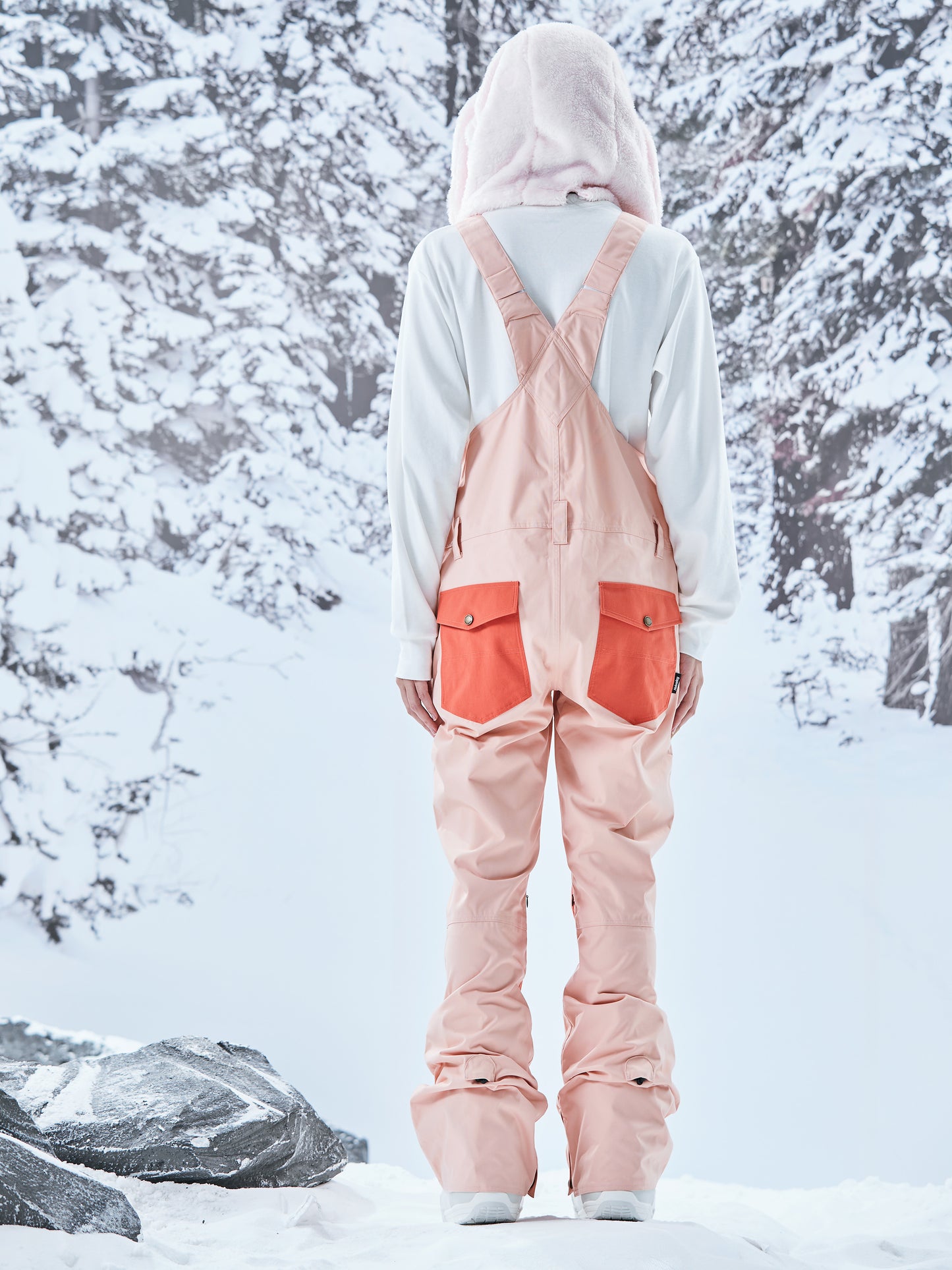 Women’s Juicy Candy Snow Bib Pants Pink