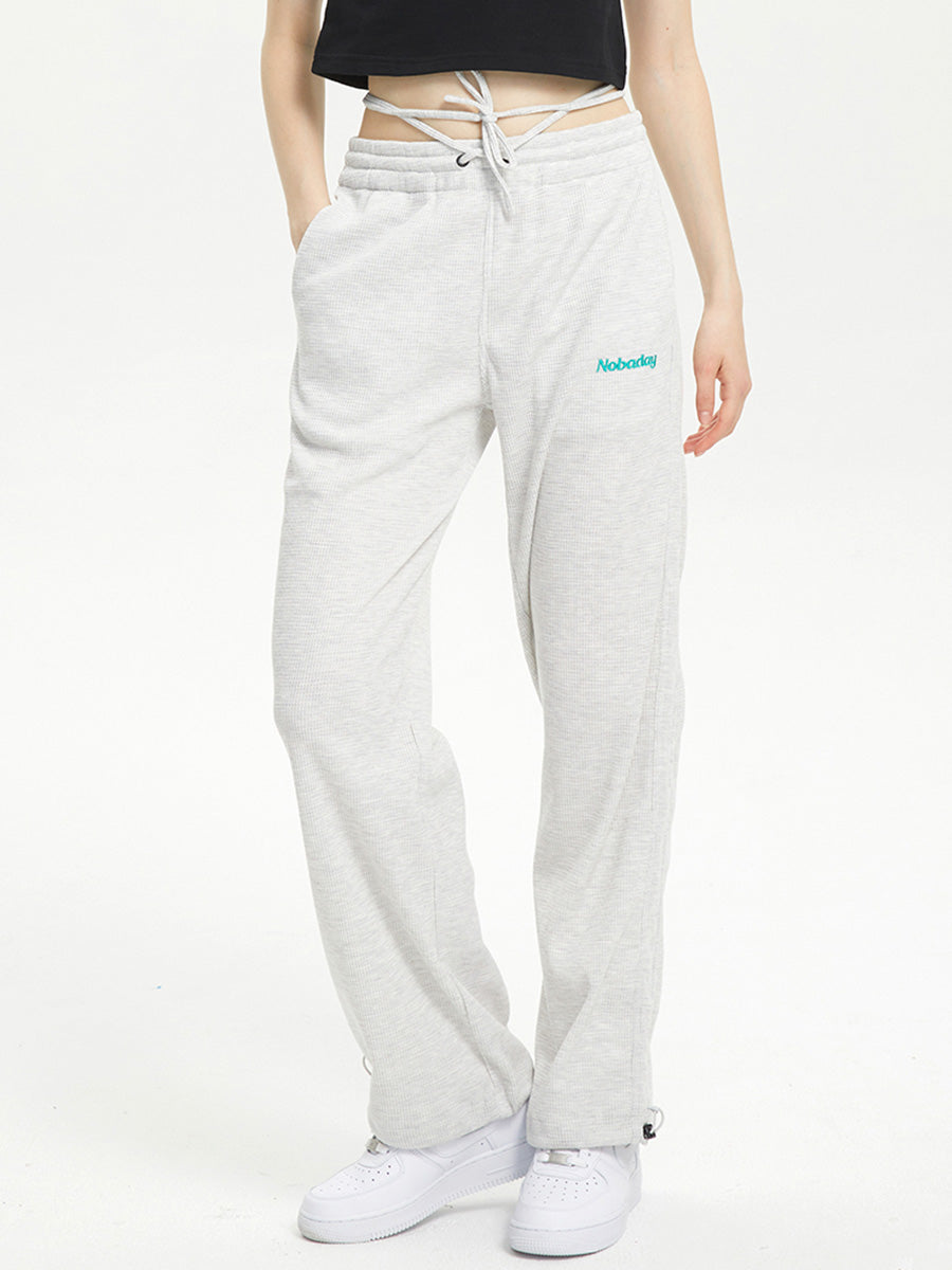 Women’s Drawstring Cotton Knit Pants