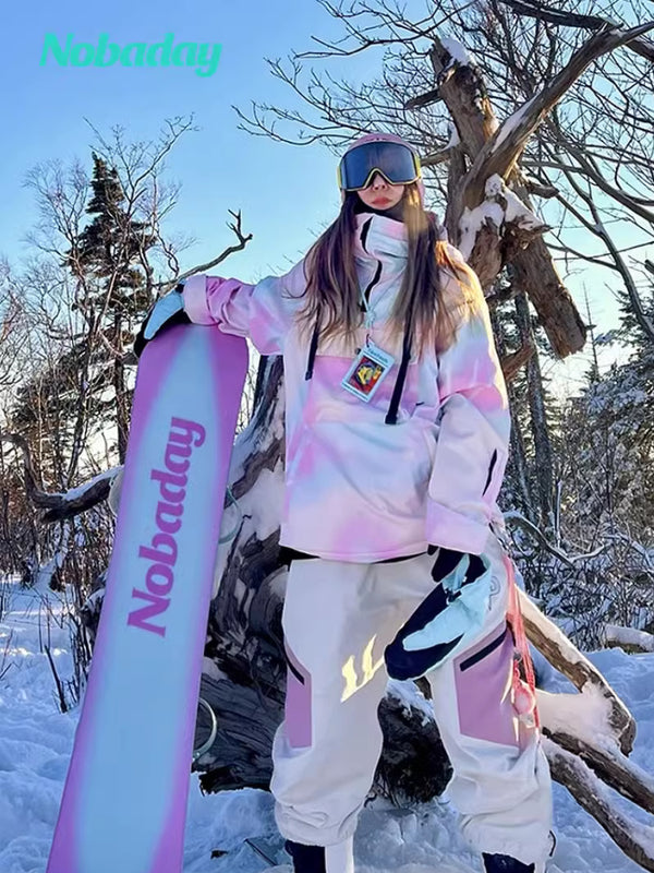 SALE🔥Nobaday PureFree Waterproof Snowboard Fleece Hoodie