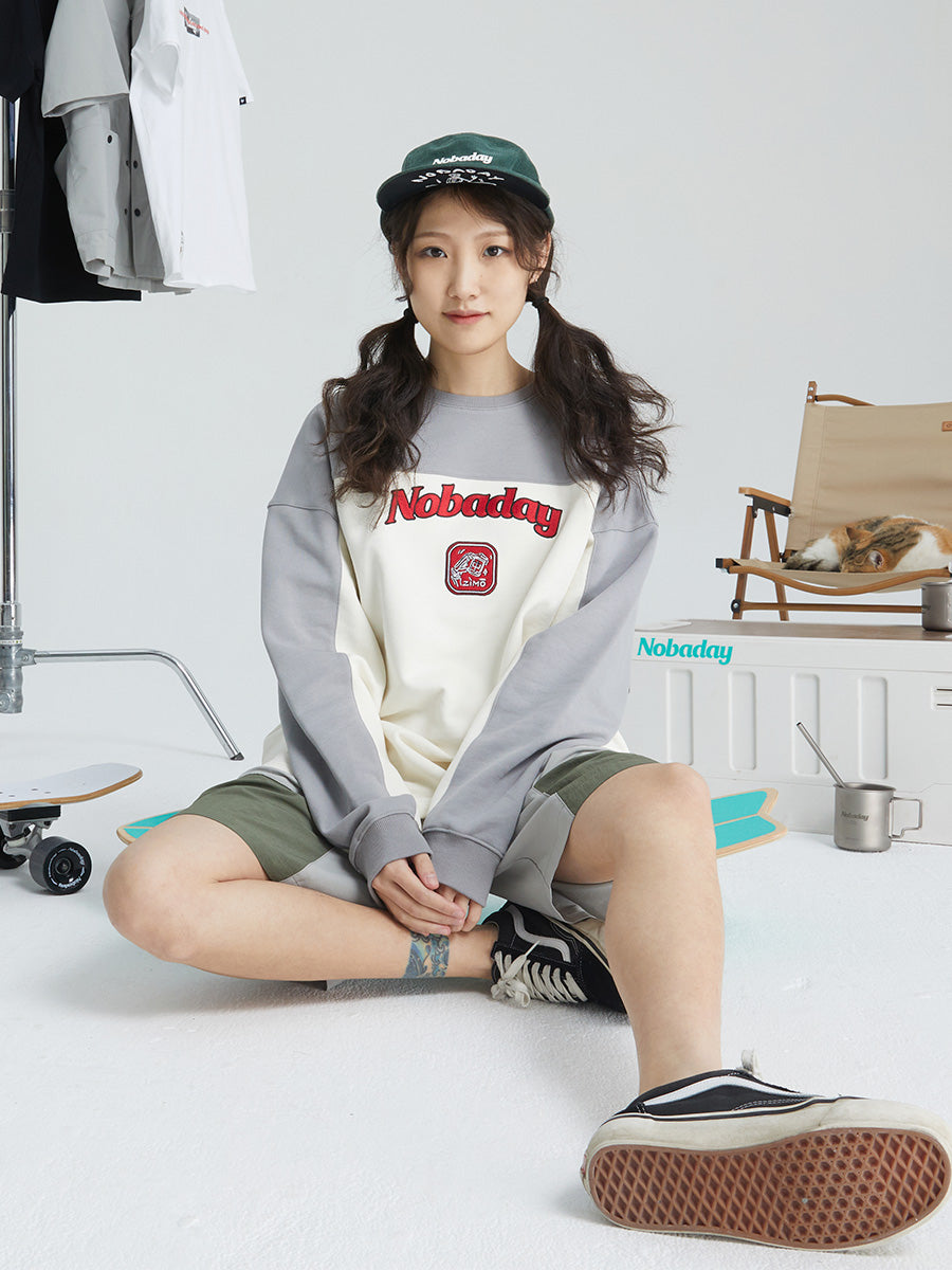 Color Block Graphic Sweatshirt