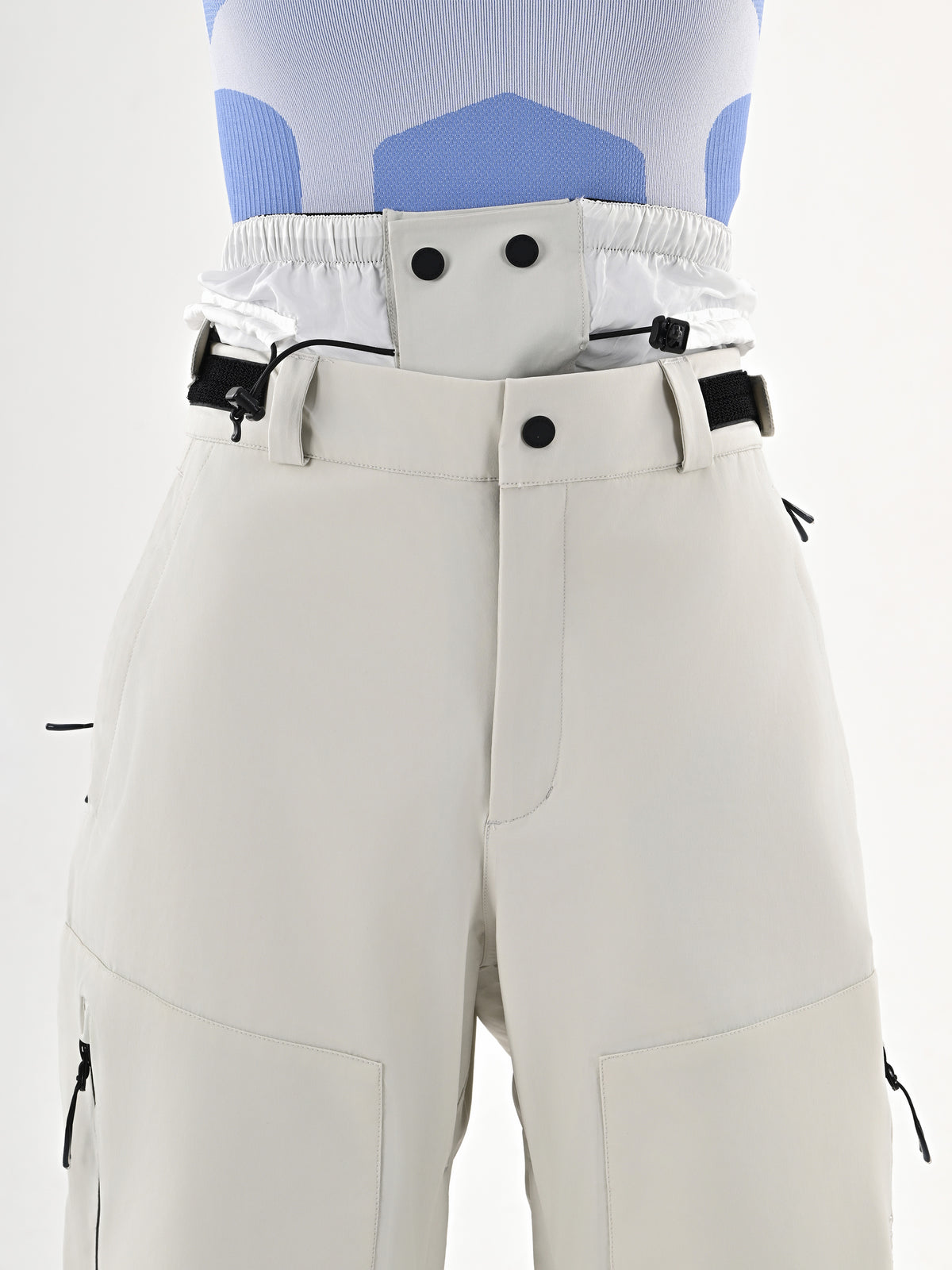 Women’s Pure Sky Wide Leg Snow Pants Gray