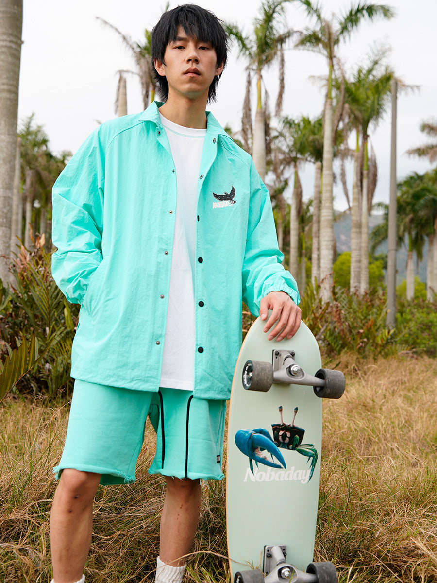 Fast and Free Nylon Coach Jacket