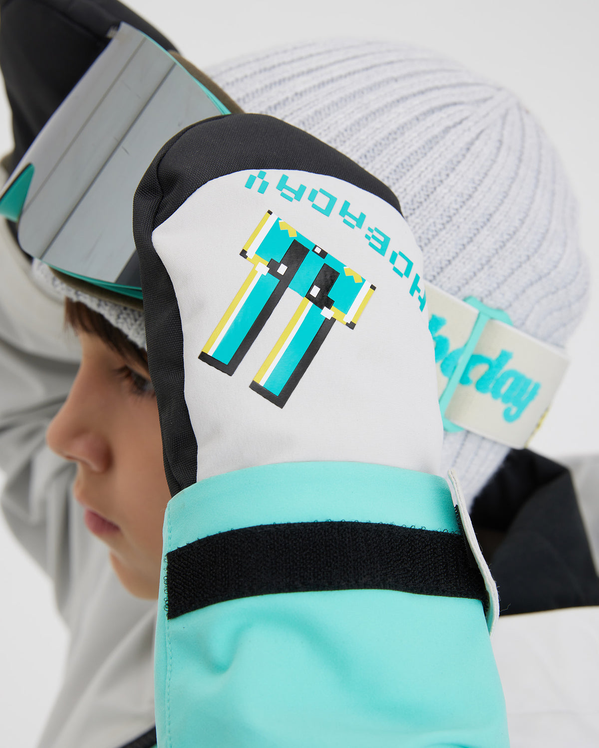 GROM Youth Ski & Snowboard Mittens Gray