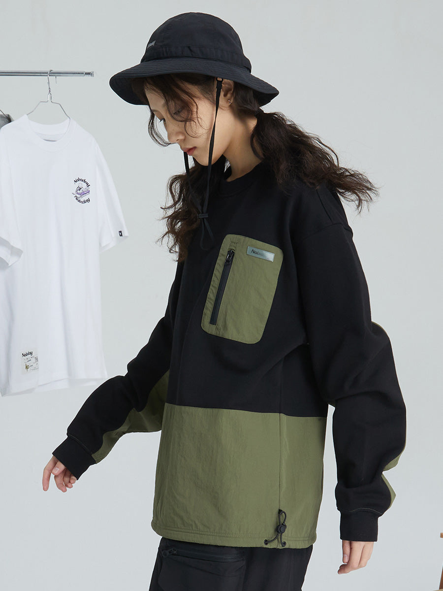 Never Been Down Patchwork Sweatshirt