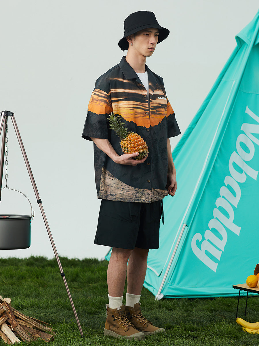 Sunrise Printed Short Sleeve Shirt