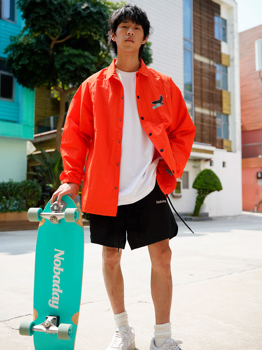 Fast and Free Nylon Coach Jacket
