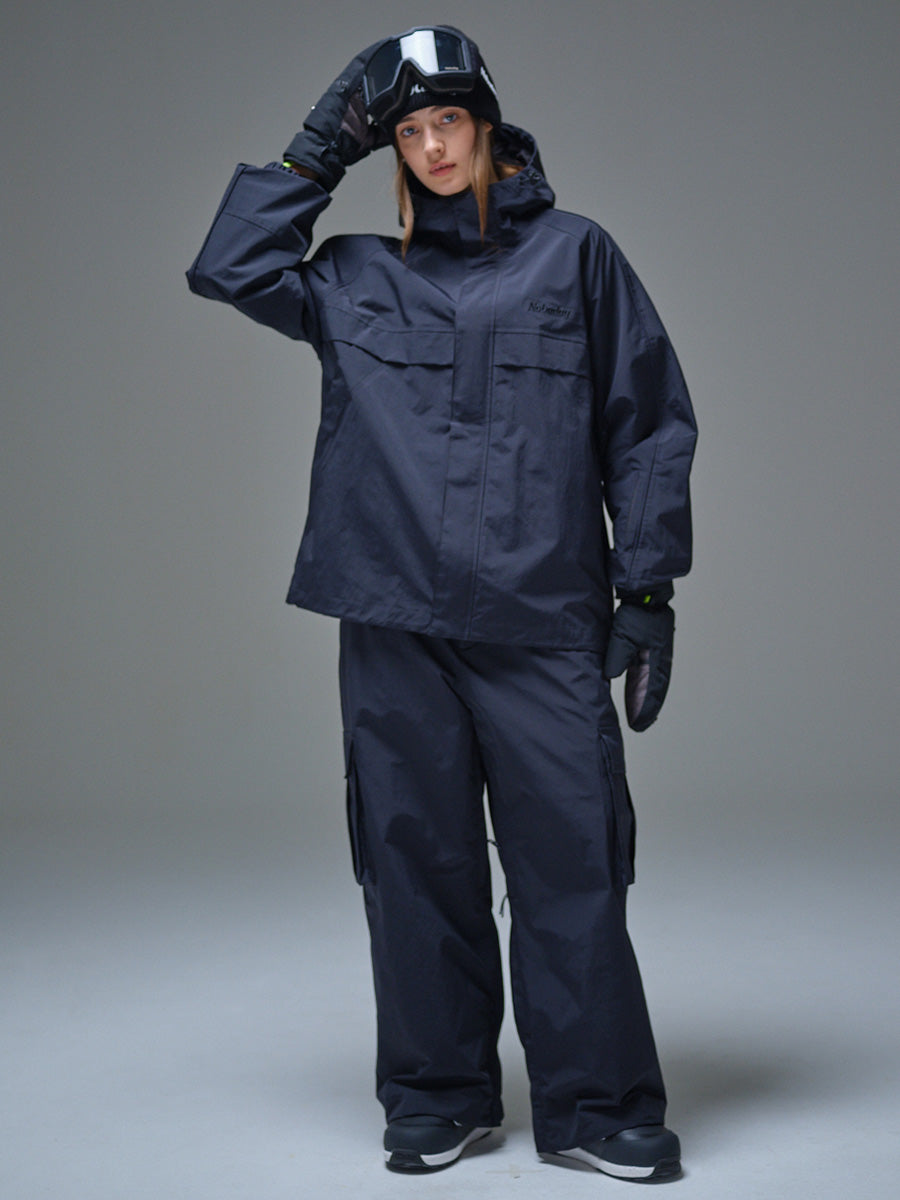 Women’s Pure Free Cargo Snow Jacket Black