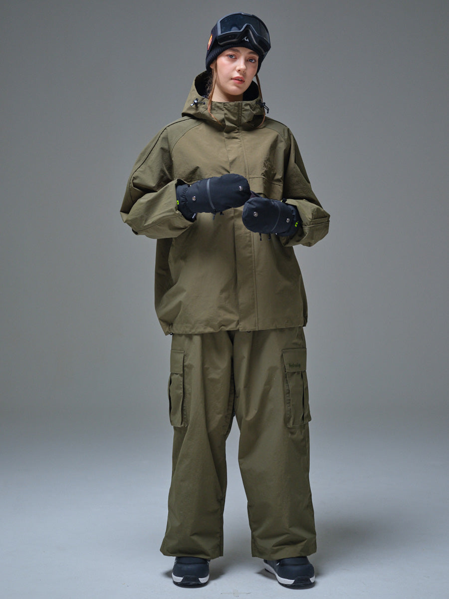 Women’s Pure Free Cargo Snow Jacket Green