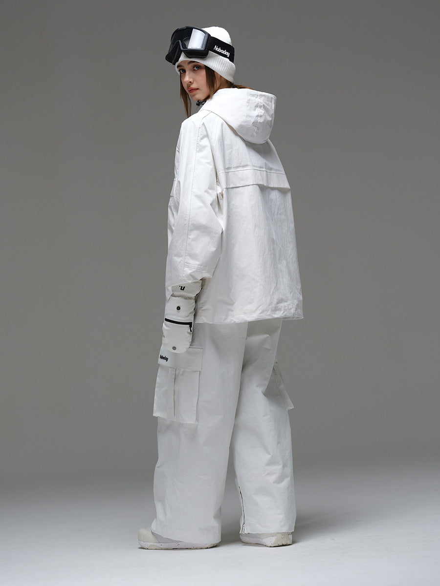 Nobaday Women's Pure Free Waterproof Snow Jacket