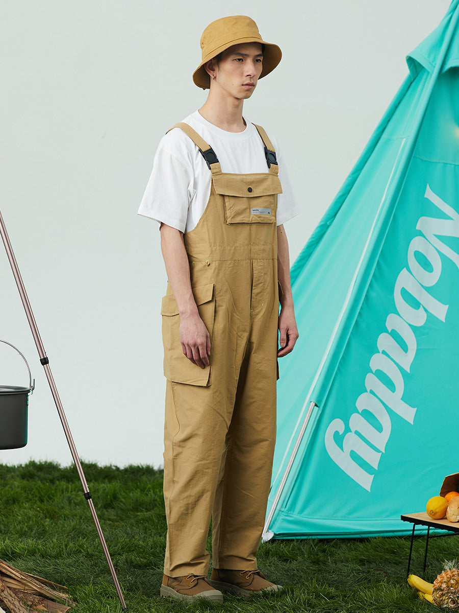 Unisex Cargo Bib Overall Pants