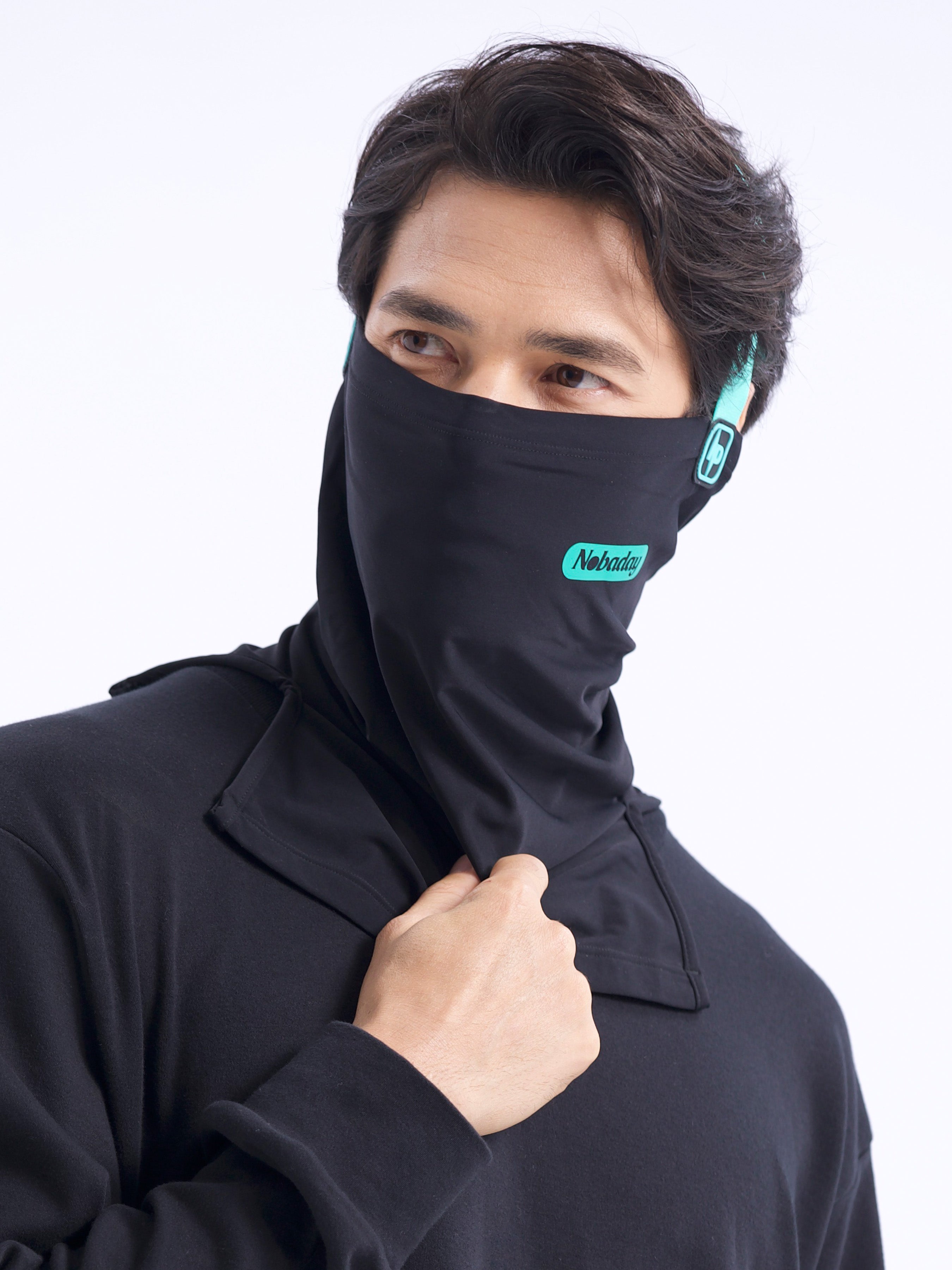 Men's Black Face Mask