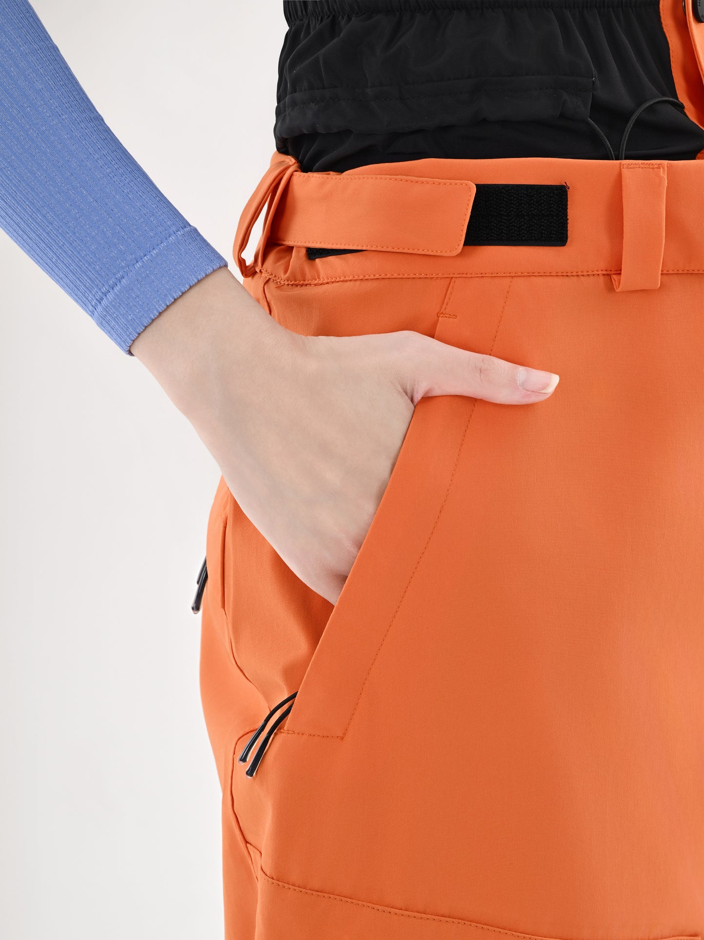 Women’s Pure Sky Wide Leg Snow Pants Orange