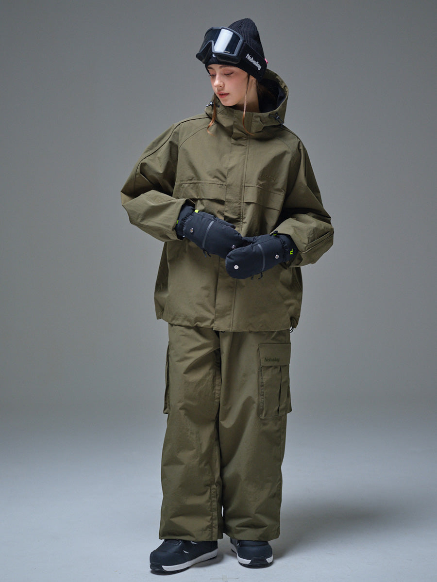 Women’s Pure Free Cargo Snow Jacket Green