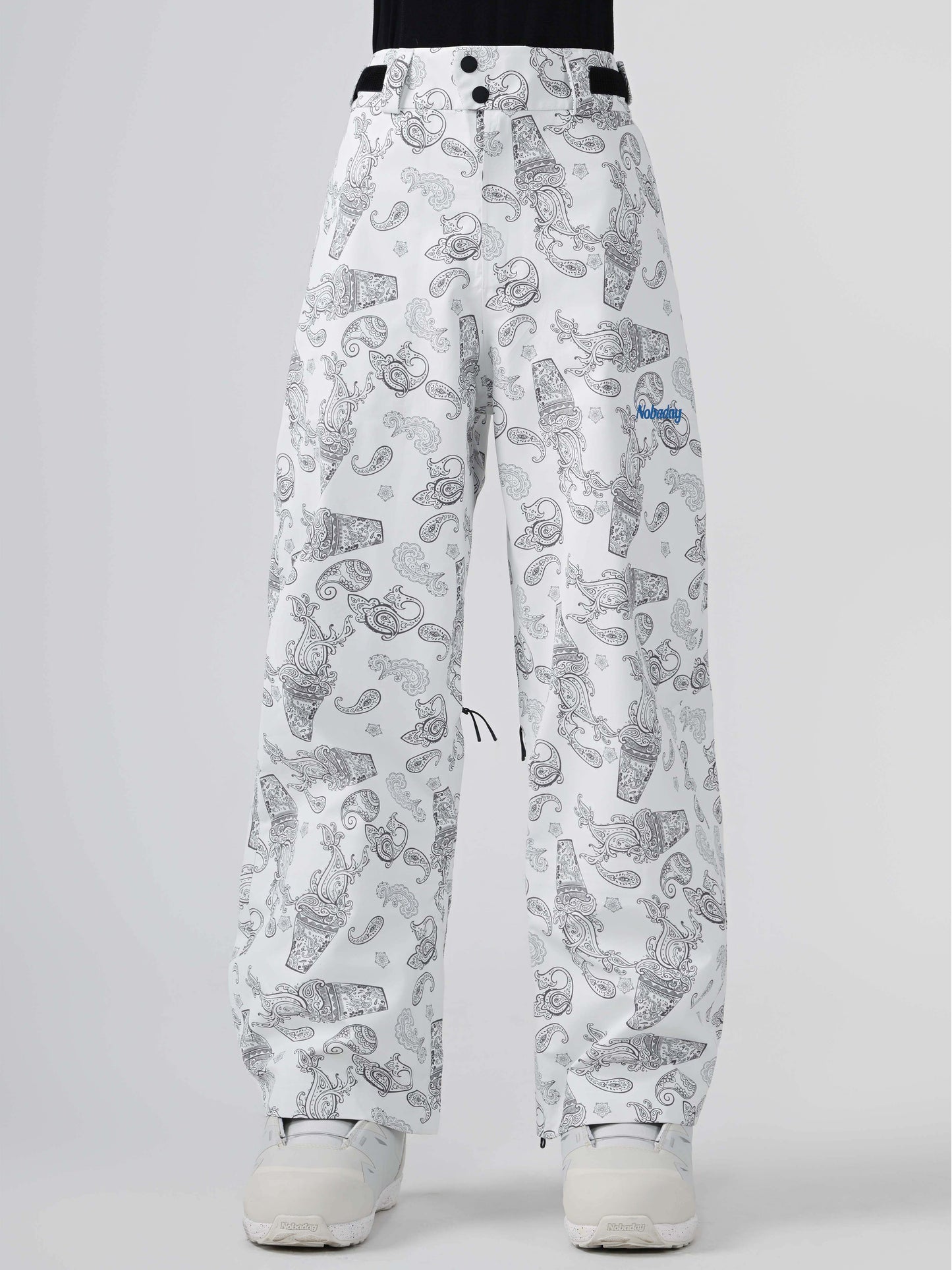 Men’s Dawn Print 3L Snow Pants White
