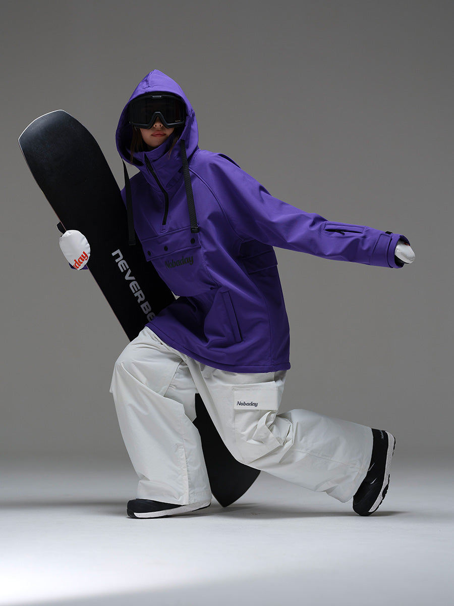 Women's Pure Free Softshell Fleece Hoodie Purple
