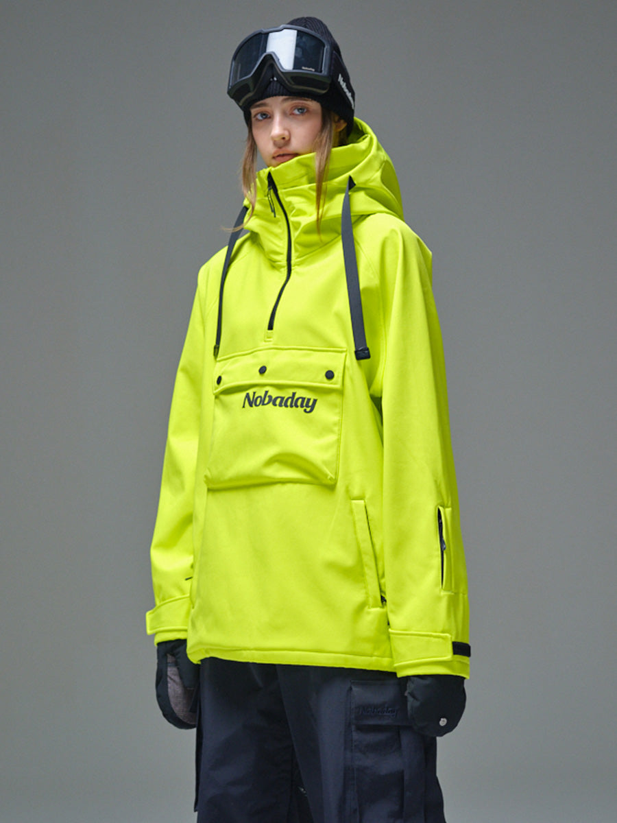 Women's Pure Free Softshell Fleece Hoodie Green