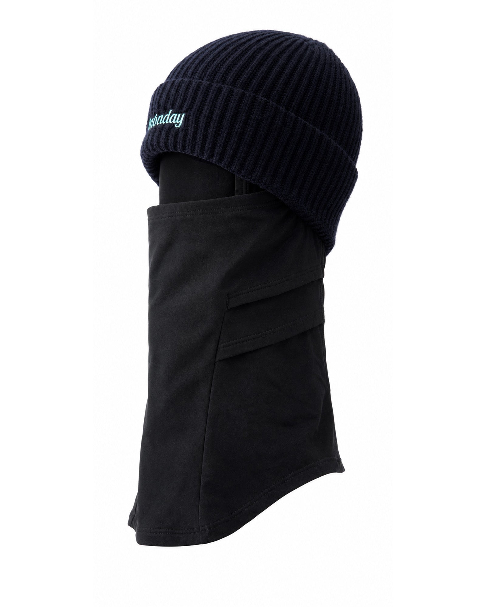 Nobaday 2-in-1 Knit Beanie Face Mask Khaki
