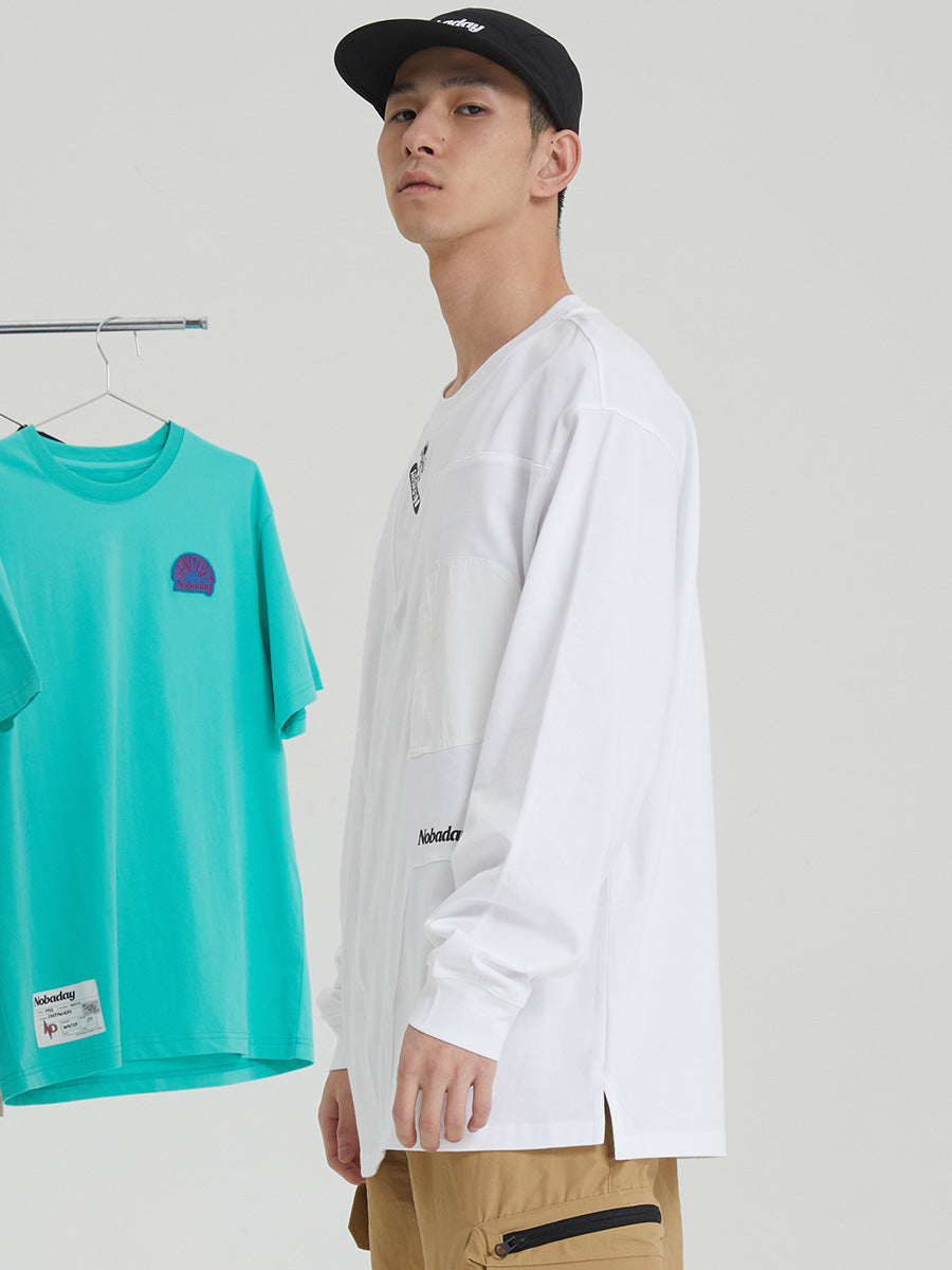 Snowboard Pocket Long Sleeve T-Shirt