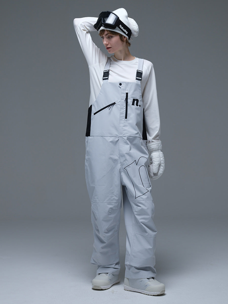 ArcticStorm 3L Snow Bib Pants Gray