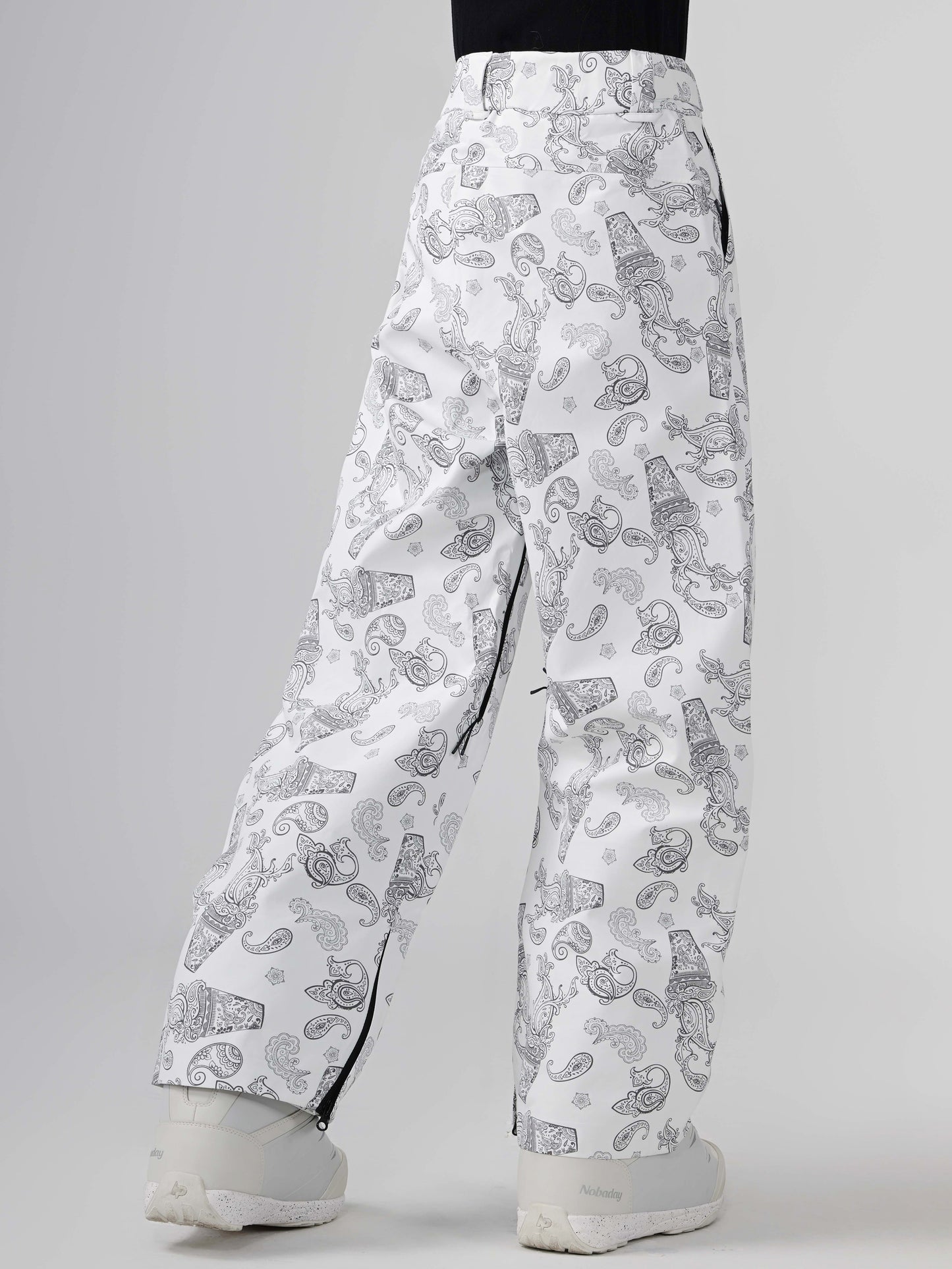 Men’s Dawn Print 3L Snow Pants White