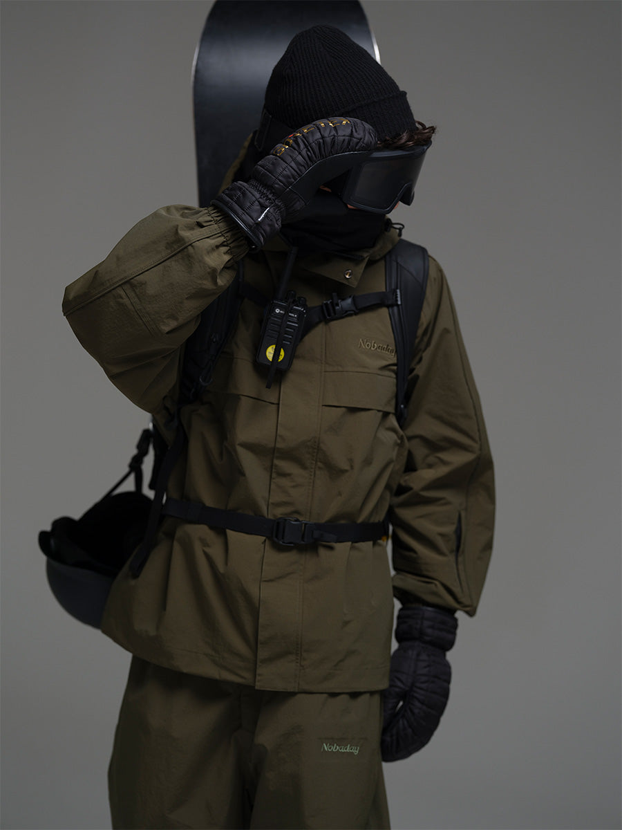 Nobaday Men's Waterproof Snow Jacket