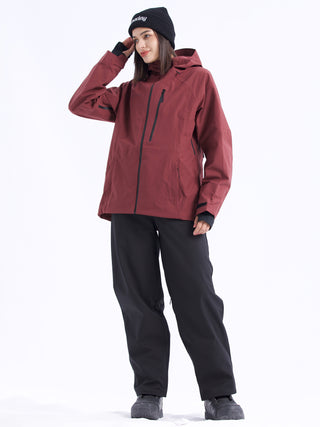 Women's JUICY Dark Red Snow Jacket