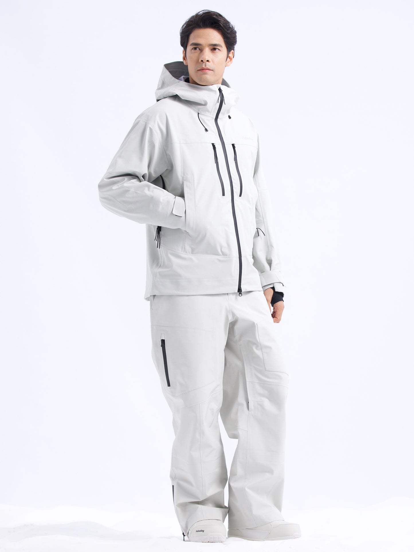Men’s Pure Free 3L Snow Jacket Grey